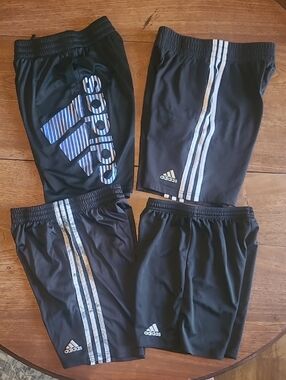 Adidas Shorts 4 Pair Boys Size Medium 10/12